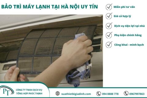 BẢO TRÌ MÁY LẠNH tại Hà Nội uy tín