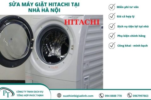 Trung tâm sửa máy giặt Hitachi uy tín – chất lượng hàng đầu tại Hà Nội