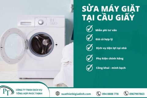 Sửa máy giặt tại Cầu Giấy uy tín