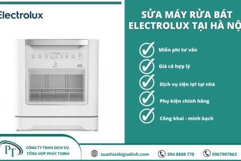 Trung tâm sửa máy rửa bát Electrolux cam kết chất lượng tuyệt đối