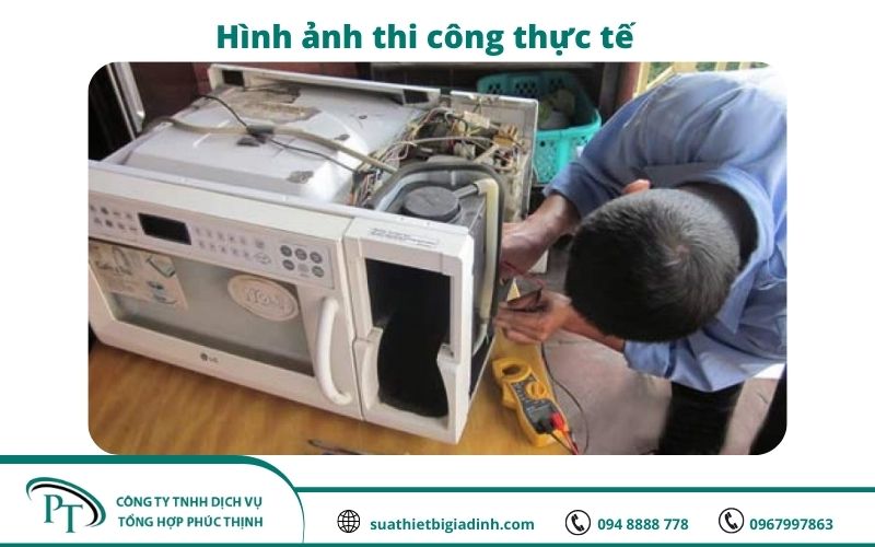 Sửa chữa lò vi sóng tại Điện Lạnh Phúc Thịnh được bảo hành đầy đủ