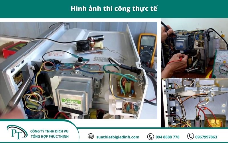 Quy trình sửa chữa lò vi sóng tại Thanh Xuân chuyên nghiệp