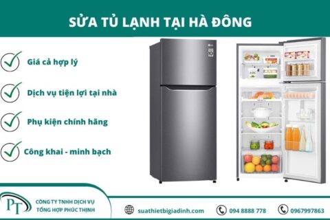 Sửa tủ lạnh tại Hà Đông giá rẻ, chuyên nghiệp, bảo hành cực tốt