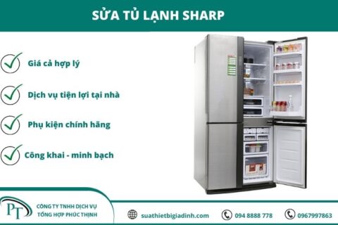 Sửa chữa tủ lạnh Sharp tại nhà Hà Nội