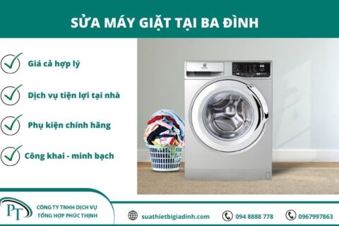 Sửa máy giặt tại Ba Đình Uy Tín 2021