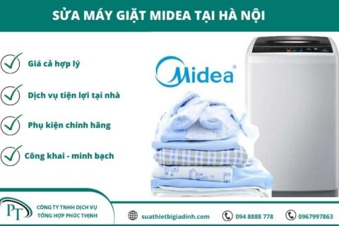 Trung tâm sửa máy giặt MIDEA tại Hà Nội – Sự lựa chọn tuyệt vời của bạn