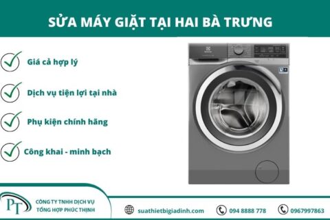 Trung tâm sửa máy giặt tại Hai Bà Trưng chất lượng – uy tín – giá rẻ 