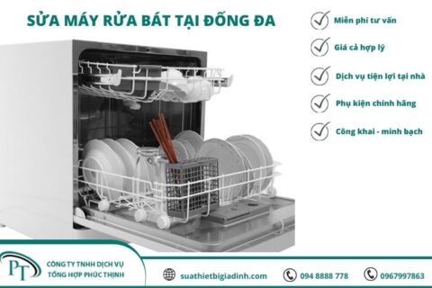 Sửa máy rửa bát tại Đống Đa giá rẻ, phục vụ tại nhà 24/7