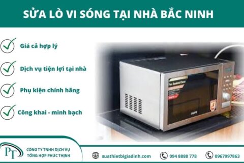 Sửa lò vi sóng tại Bắc Ninh uy tín – chuyên nghiệp/ Gọi ngay 02466 881 881 