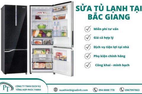 Sửa tủ lạnh tại nhà Bắc Giang uy tín – giá rẻ – phục vụ nhanh chóng