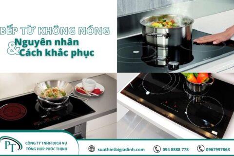Bếp từ không nóng phải làm sao?