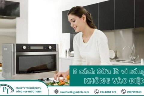 5 cách khắc phục lò vi sóng không vào điện