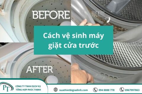Thực hiện vệ sinh máy giặt cửa trước đơn giản và hiệu quả chỉ với 5 bước