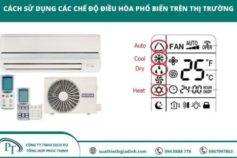 Hướng Dẫn Sử Dụng Các Chế Độ Điều Hòa Phổ Biến Trên Thị Trường